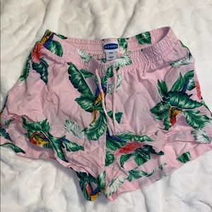 PINK FLORAL OLD NAVY SHORTS